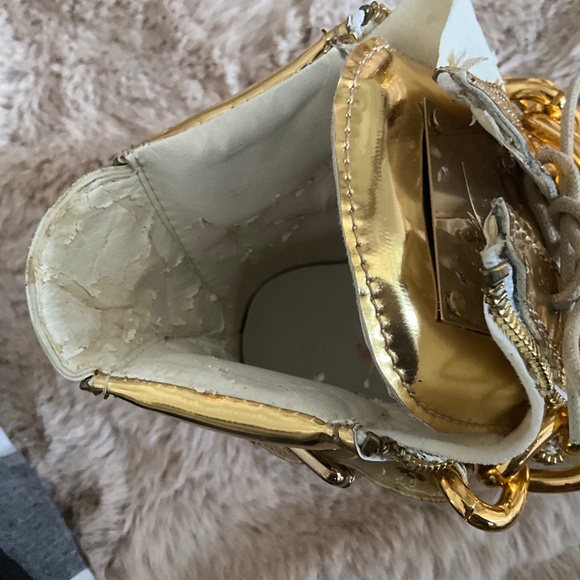 **Giuseppe Zanotti Gold Mettalic Sneakers** - Picture 6 of 6